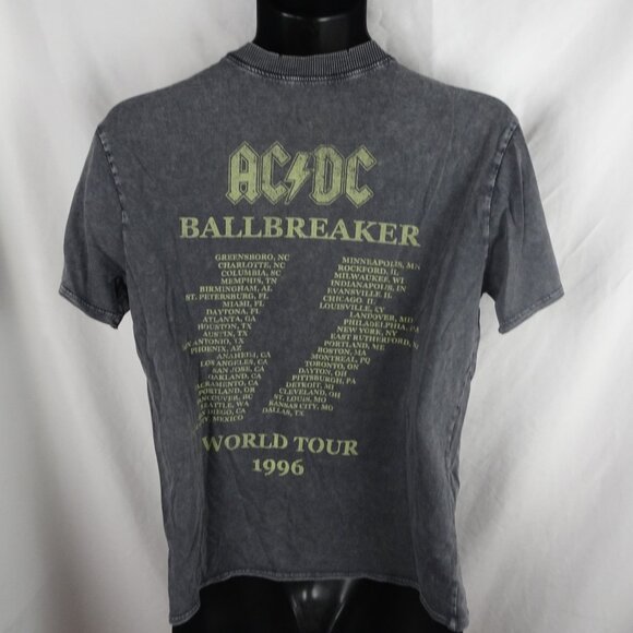 AC DC Ballbreaker World Tour 1996 Distressed Shirt Size S - Picture 2 of 9